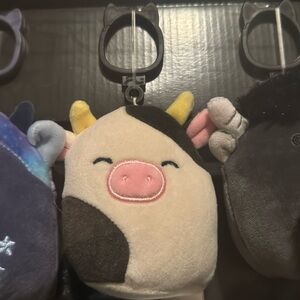 Connor the cow select series squishmallow clip NWT